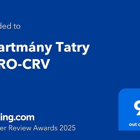 Apartmány Tatry EURO-CRV Nová Lesná Kültér fotó